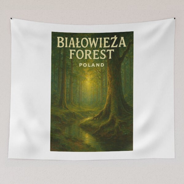 Item preview,  Sunlit River in Białowieża Forest, Podlaskie Region of Poland designed and sold by Aryabek.