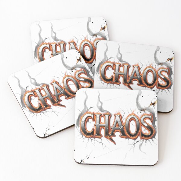 Item preview, Chaos – Explosive Dark Typography Design designed and sold by DESIGNONET.