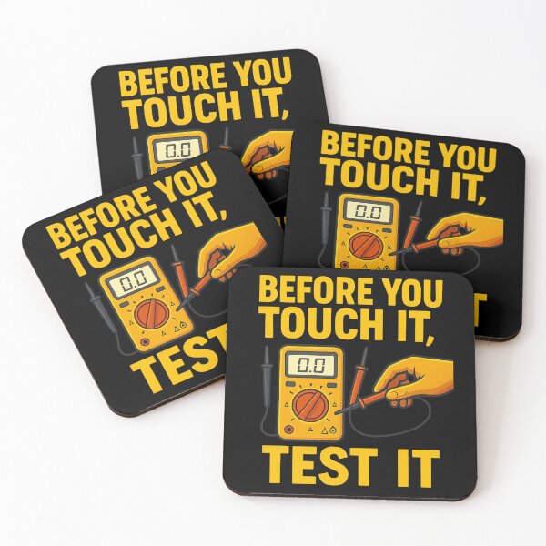 Item preview, Before You Touch It, Test It – Electrical Safety Awareness Design designed and sold by Badegi Tradings.