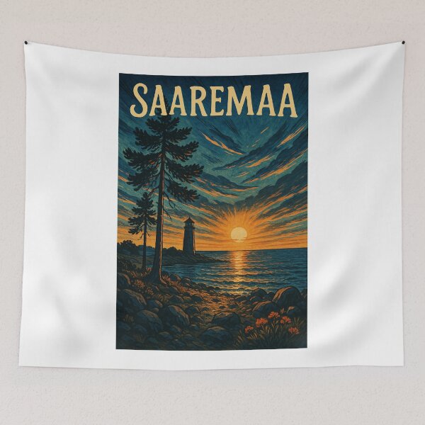 Item preview,  Coastal Sunset and Lighthouse on Saaremaa Island, Estonia designed and sold by Aryabek.