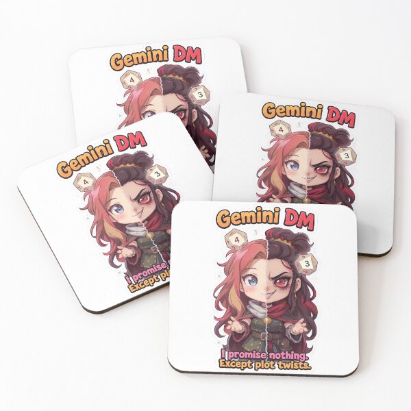 Item preview, Gemini DM – Unpredictable Dungeon Master Sticker designed and sold by RpgTools.