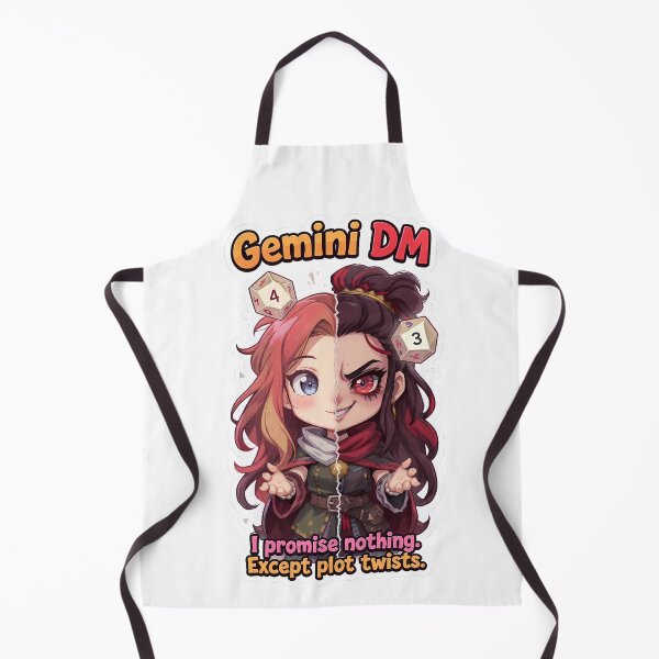 Item preview, Gemini DM – Unpredictable Dungeon Master Sticker designed and sold by RpgTools.