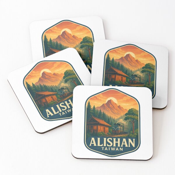 Item preview,  Sunrise at Alishan Forest Railway and Mountains, Taiwan designed and sold by Aryabek.