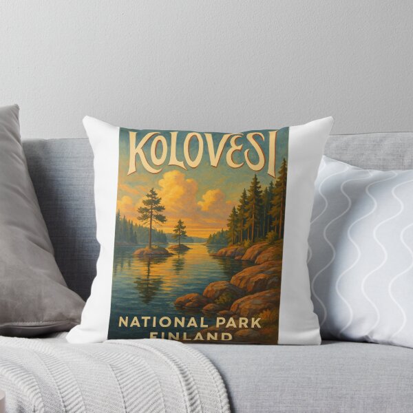 Item preview,  Tranquil Waterscape in Kolovesi National Park, Etelä-Savo, Finland designed and sold by Aryabek.