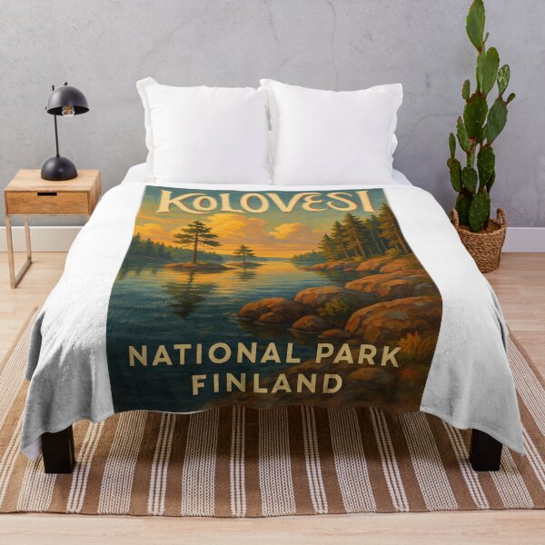 Item preview, Tranquil Waterscape in Kolovesi National Park, Etelä-Savo, Finland designed and sold by Aryabek.