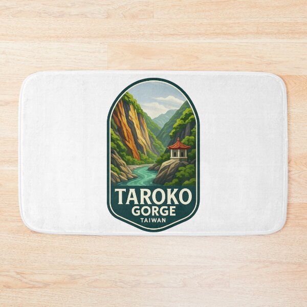 Item preview,  River View with Pavilion at Taroko Gorge, Hualien County, Taiwan designed and sold by Aryabek.