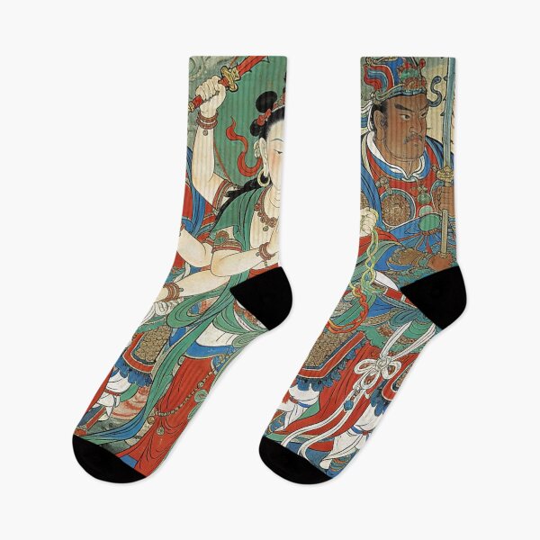 Item preview, Divine Nezha and Celestial Guardian Generals Mural designed and sold by zzz888.