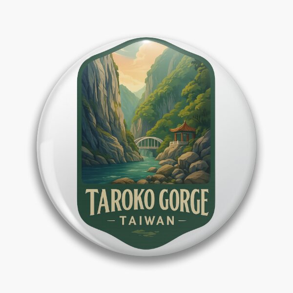 Item preview,  Bridge Over River in Taroko Gorge, Hualien County, Taiwan designed and sold by Aryabek.