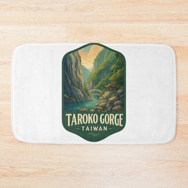 Item preview,  Bridge Over River in Taroko Gorge, Hualien County, Taiwan designed and sold by Aryabek.