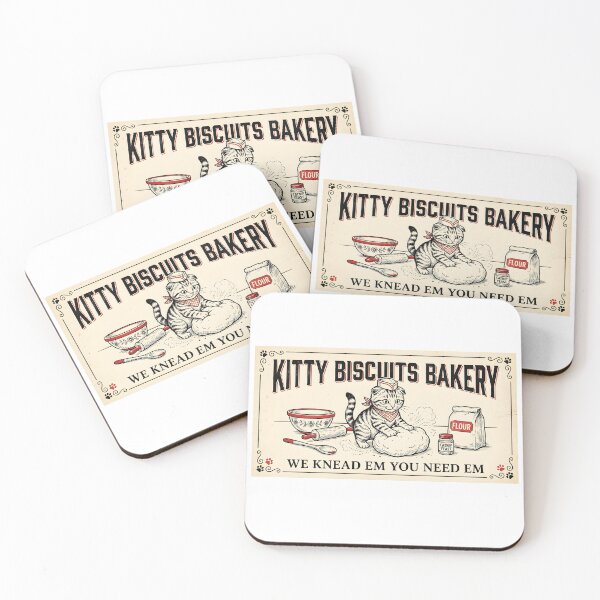 Item preview, Funny Kitty Biscuits Bakery Shirt, We Knead Em You Knead Em Shirt, Cat Owner Tee, Cute Cat Baking Shirt, Humorous Bakery Cat designed and sold by THREE LITTLE BEANS.