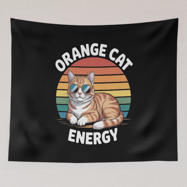 Item preview, Orange Cat Energy Tabby Cat Men Women Kids designed and sold by KonopikaaArt.