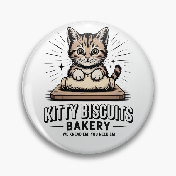 Item preview, Funny Kitty Biscuits Bakery Shirt, We Knead Em You Knead Em Shirt, Cat Owner Tee, Cute Cat Baking Shirt, Humorous Bakery Cat designed and sold by THREE LITTLE BEANS.