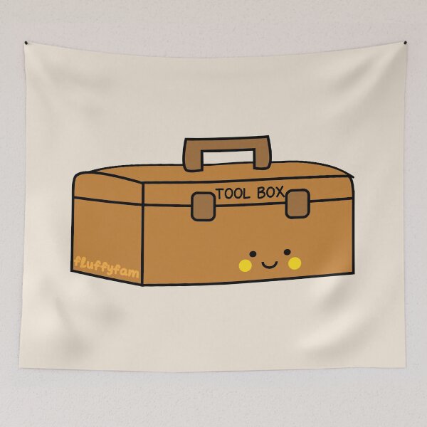 Item preview, Toolbox cute equipment designed and sold by fluffyfamcraft.