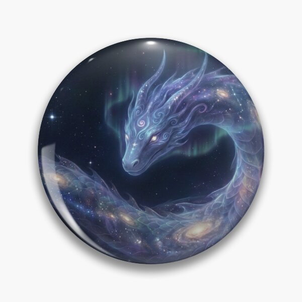 Item preview, Cosmic Dragon Galaxy Space Art - Celestial Serpent Universe Mystical Fantasy Design designed and sold by VibeCraftique.