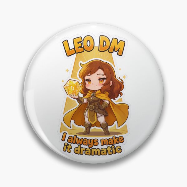 Item preview, Leo DM – Main Character Dungeon Master Sticker designed and sold by RpgTools.