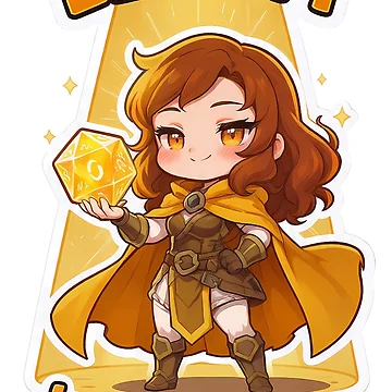 Artwork thumbnail, Leo DM – Main Character Dungeon Master Sticker by RpgTools