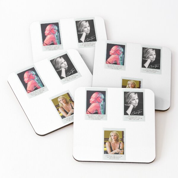 Item preview, Charlize Theron Quotes Sticker Set / T Shirt designed and sold by DiverseDazzle.