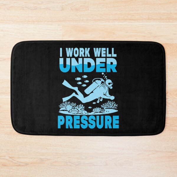 Item preview, I Work Well Under Pressure Scuba Diving Funny designed and sold by CeciliaMay1.