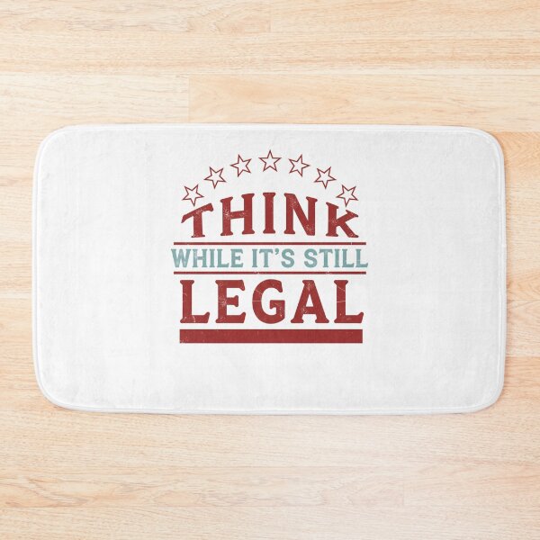 Item preview, Think While It's Still Legal Shirt, Funny Political, Freedom Shirt, Patriotic  designed and sold by THREE LITTLE BEANS.