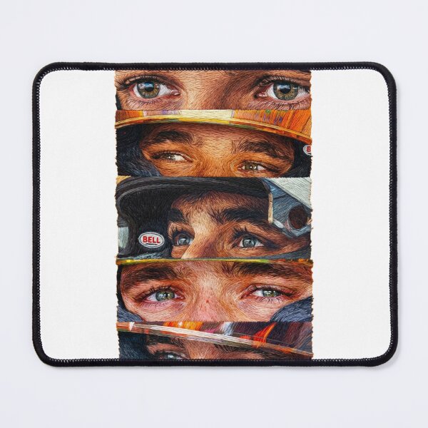 Item preview, Racing Eyes Fan Art Sticker | Motorsport Intensity Illustration designed and sold by Gurjeetpixelart.