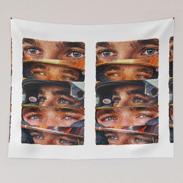 Item preview, Racing Eyes Fan Art Sticker | Motorsport Intensity Illustration designed and sold by Gurjeetpixelart.