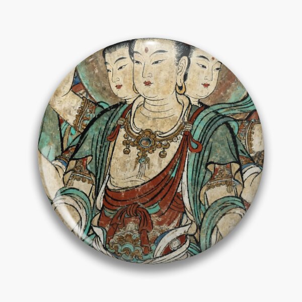 Item preview, Ancient Three-Headed Nezha Guardian Deity Mural designed and sold by zzz888.