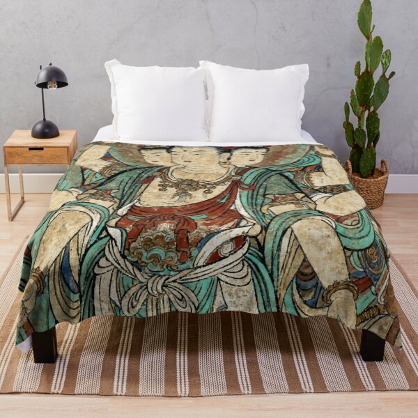 Item preview, Ancient Three-Headed Nezha Guardian Deity Mural designed and sold by zzz888.