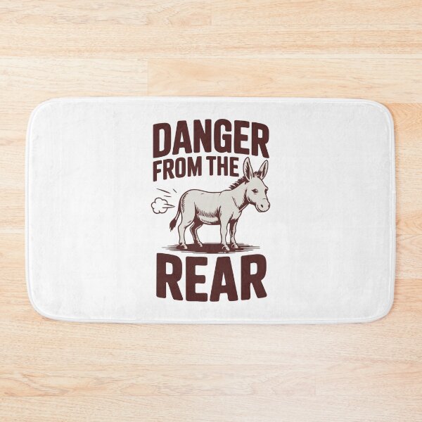 Item preview, Funny Donkey Saying Danger From The Rear designed and sold by IDesiwork ⭐⭐⭐⭐⭐.