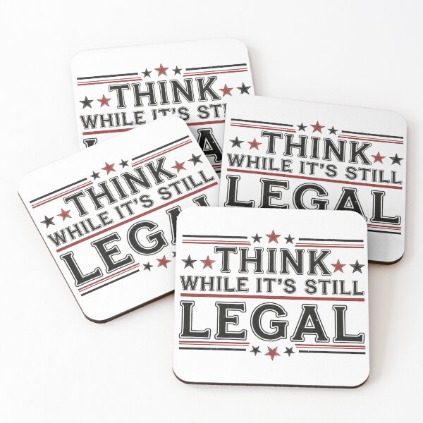 Item preview, Think While It's Still Legal Shirt, Funny Political, Freedom Shirt, Patriotic  designed and sold by THREE LITTLE BEANS.