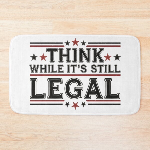 Item preview, Think While It's Still Legal Shirt, Funny Political, Freedom Shirt, Patriotic  designed and sold by THREE LITTLE BEANS.