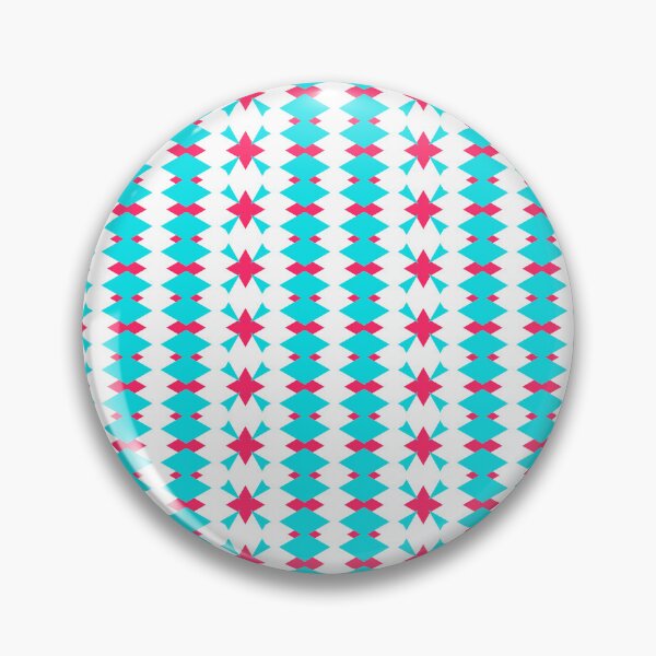 Item preview, Colorful Parrallel Star Abstract Herringbone Geometric Abstract Pattern Blue Pink designed and sold by RoyalStarsPatts.