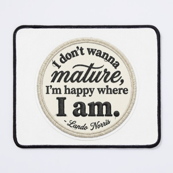 Item preview, Racing Quote Embroidered Fan Art Sticker | Motorsport Mindset Design designed and sold by Gurjeetpixelart.