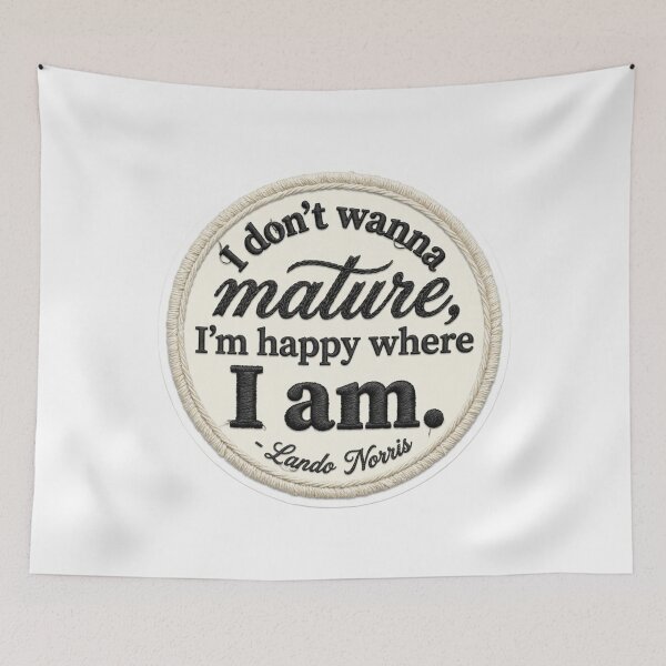 Item preview, Racing Quote Embroidered Fan Art Sticker | Motorsport Mindset Design designed and sold by Gurjeetpixelart.