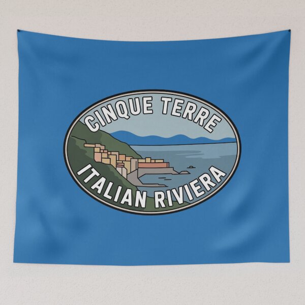 Item preview, Cinque Terre Coastal Patch Badge | Italy Travel Emblem designed and sold by Timeless Design.