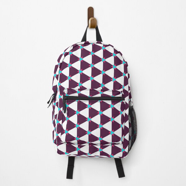 Item preview, Cute Crosshatch Argyle Checked Herringbone Geometric Abstract Blue Pink designed and sold by RoyalStarsPatts.