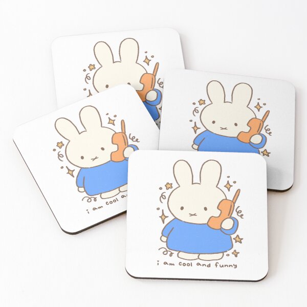 Item preview, Miffy is just a bunny “i am cool and funny” Fan-art Sticker designed and sold by Planet Karu.