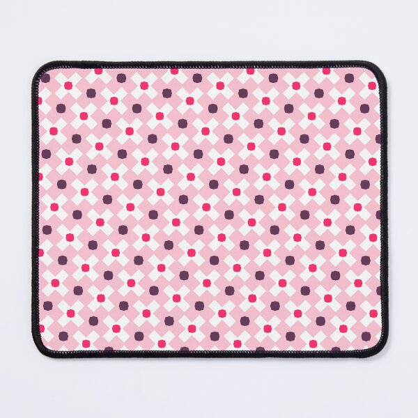 Item preview, Cute Pink Checked Crosshatch Star Herringbone Geometric Abstract Pattern designed and sold by RoyalStarsPatts.
