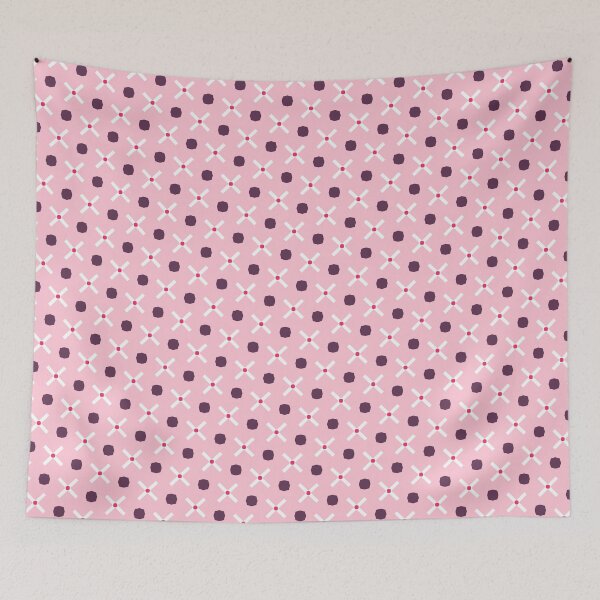Item preview, Cute Pink Modern Parquet Star Herringbone Geometric Abstract Pattern designed and sold by RoyalStarsPatts.
