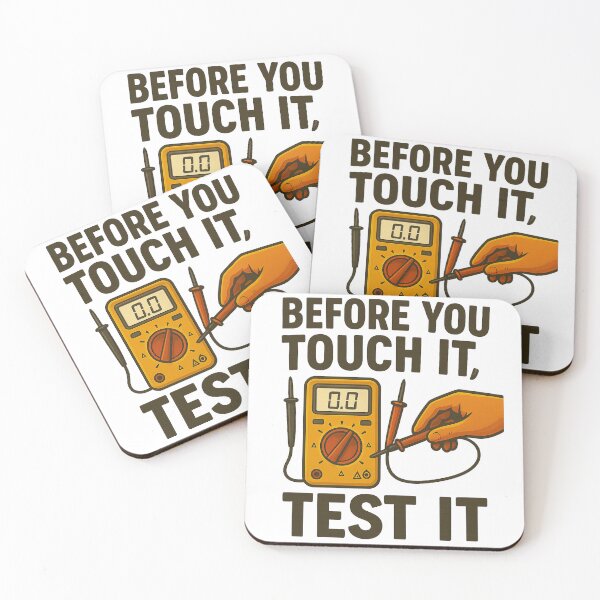 Item preview, Before You Touch It, Test It – Electrical Safety Awareness Design designed and sold by Badegi Tradings.