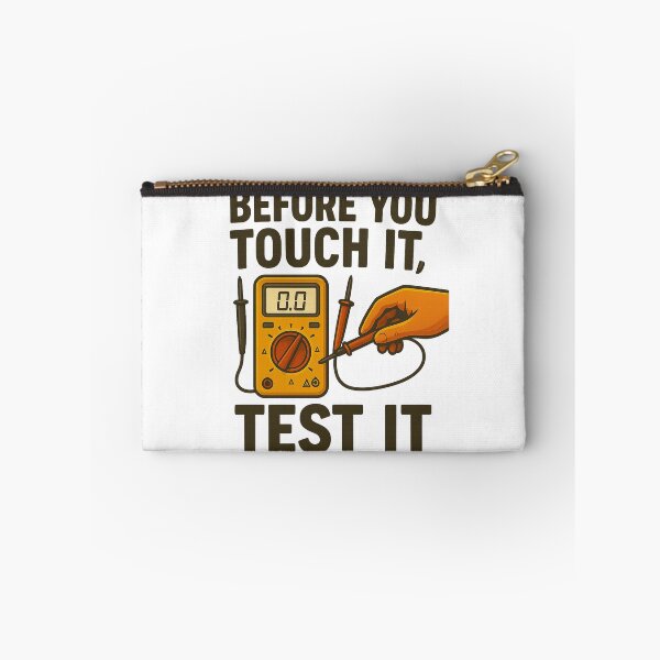 Item preview, Before You Touch It, Test It – Electrical Safety Awareness Design designed and sold by Badegi Tradings.