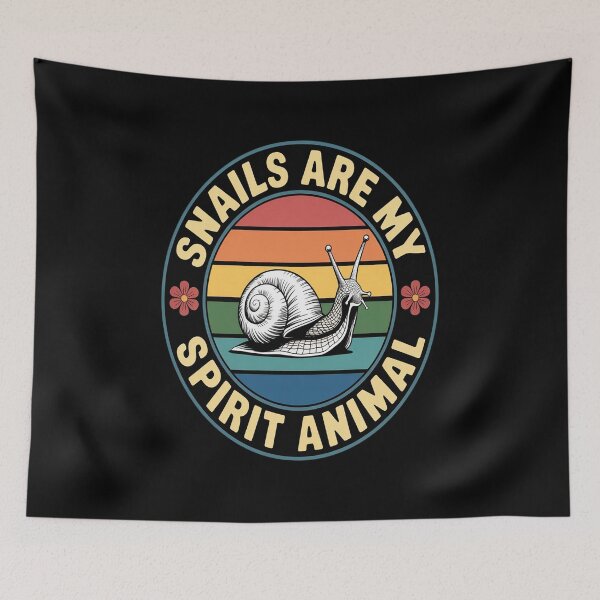 Item preview, Pet Snail Snails are my Spirit Animal designed and sold by KonopikaaArt.