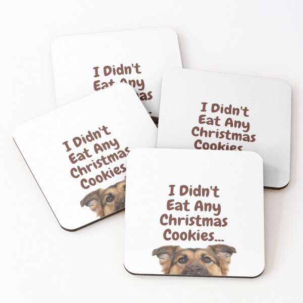Item preview, I Didn't Eat Any Christmas Cookies Christmas Dog #5 designed and sold by creativerooney.