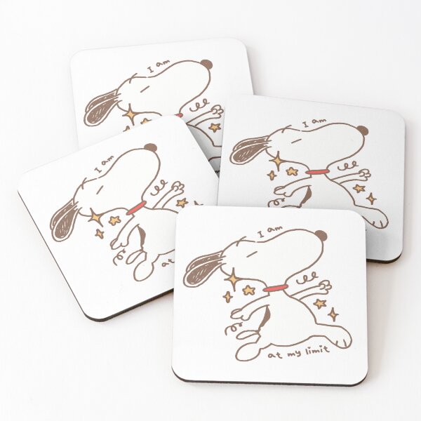 Item preview, Relatable Snoopy “i am at my limit” Fan-art Sticker designed and sold by Planet Karu.