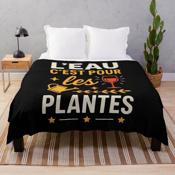 Item preview, L'Eau C'Est Pour Les Plantes Vin Humour designed and sold by LydiaShirley.