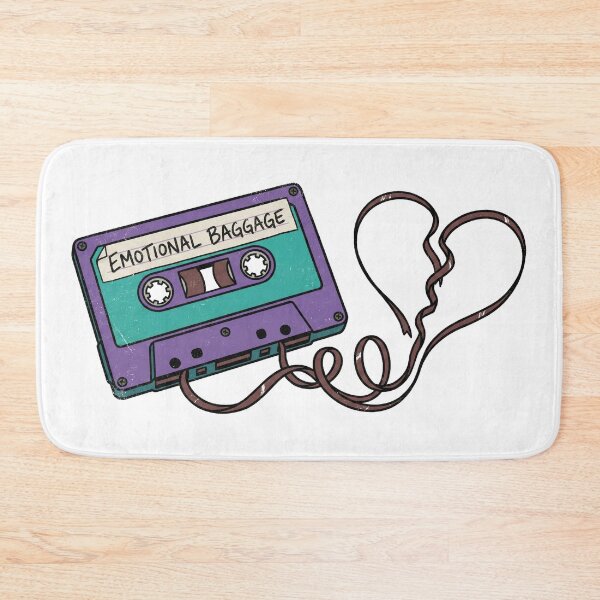 Item preview, Emotional Baggage - Retro 90s Cassette Tape designed and sold by WojcikDesigners.