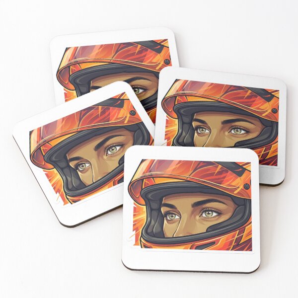 Item preview, Motorsport Helmet Portrait Fan Art Sticker | Racing Focus Illustration designed and sold by Gurjeetpixelart.