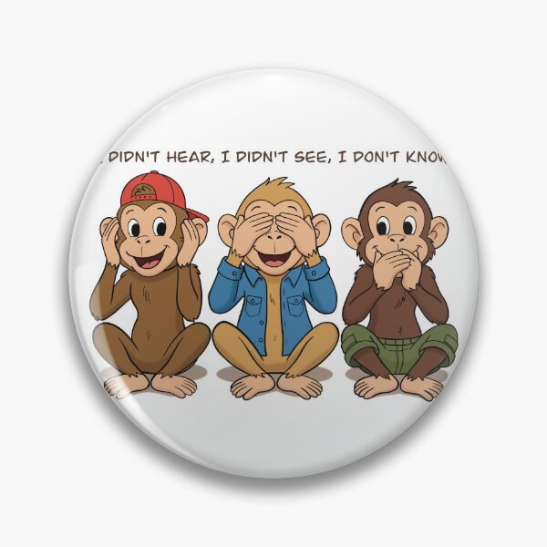 Item preview, Three Wise Monkeys Urban Streetwear Edition - Hear No Evil, See No Evil, Speak No Evil designed and sold by holywarter.