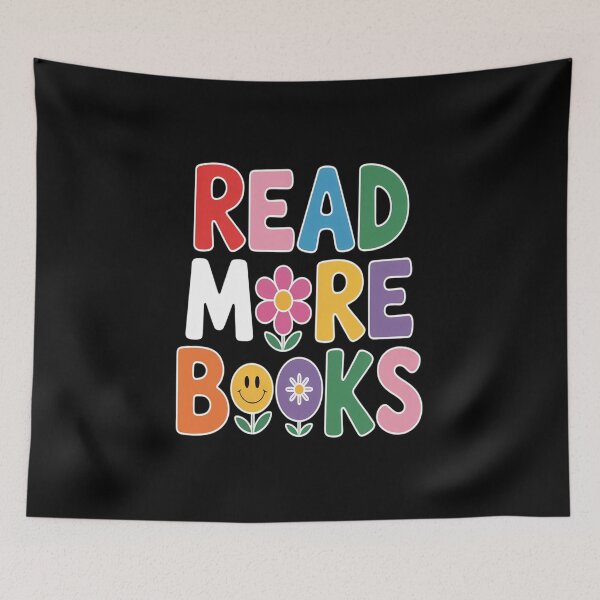 Item preview, Read More Books Floral Bookish Reader Book Lover Library designed and sold by KonopikaaArt.