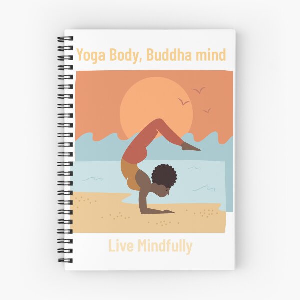Item preview, Yoga Body, Buddha mind Live Mindfully designed and sold by NellCreates.