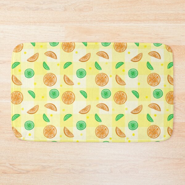 Item preview, Oranges and Limes on a Lemon picnic blanket designed and sold by alanamaeart.